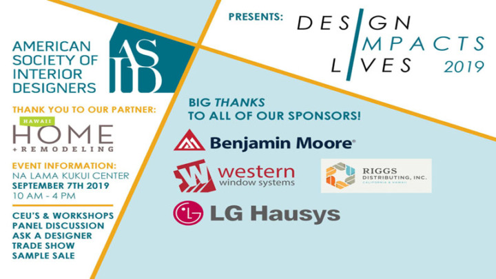 ASID Hawaii Invites Public to Attend Design Impacts Lives Event