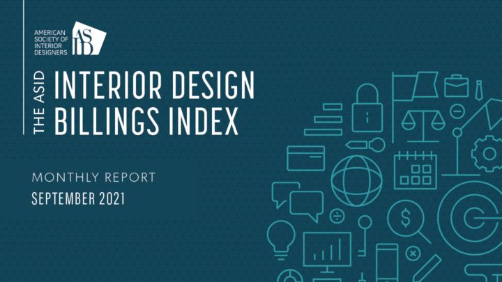 ASID Interior Design Billings Index (IDBI) September 2021 